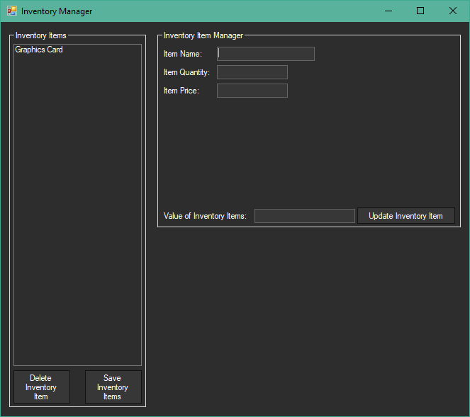 Inventory Manager Preview
